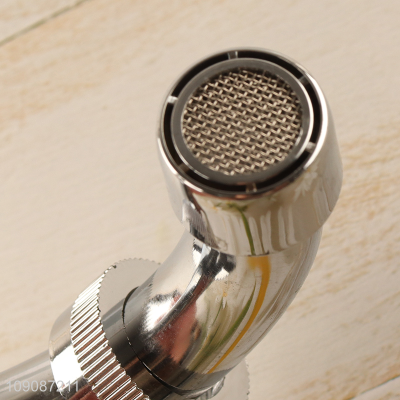 Popular products Stainless Steel Elbow C Pipe Cold and Hot Basin Faucet