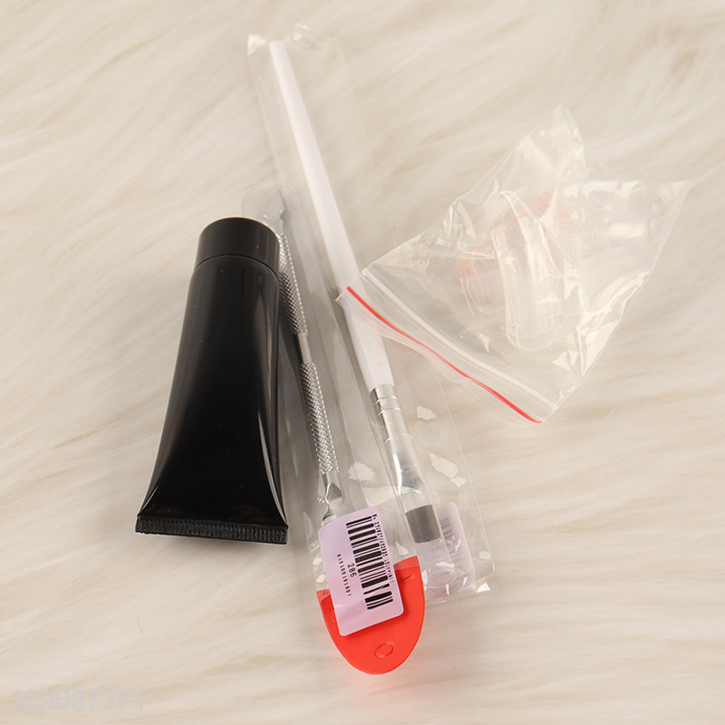 China factory professional nail extension gel kit with makeup bag