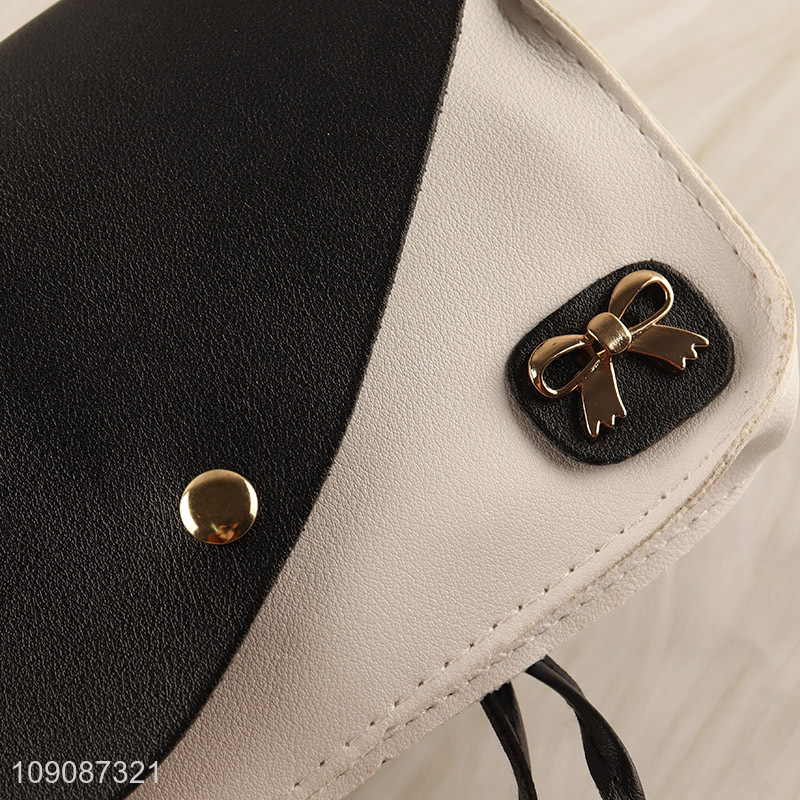 Hot products fashionable waterproof pu leather women messenger bag