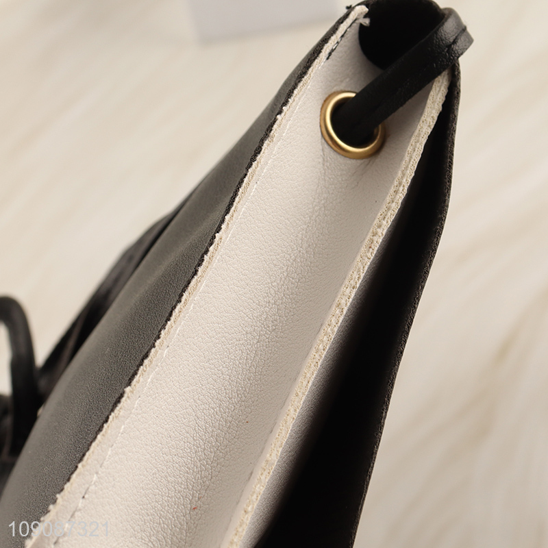 Hot products fashionable waterproof pu leather women messenger bag