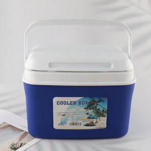 New Arrival 4.5L Rectangular Plastic Cooler Box Portable Ice Box