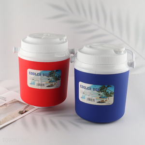 Online Wholesale 4L Round Plastic Insulated Cooler Box for BBQ