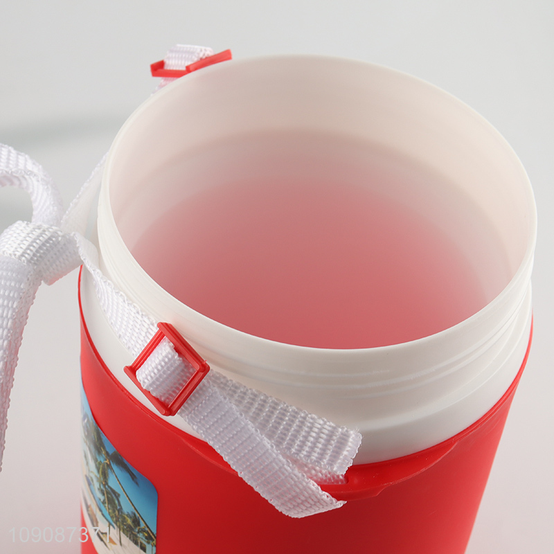 Factory Price 1L Round Plastic Cooler Box for Camping Fishing