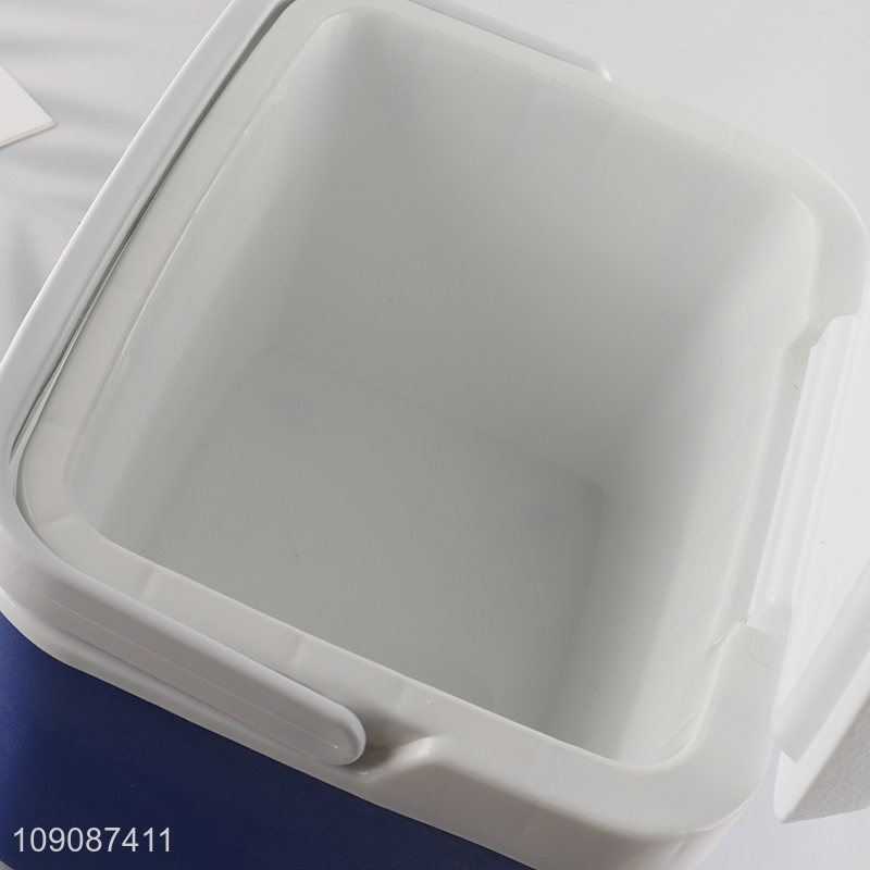 New Arrival 4.5L Rectangular Plastic Cooler Box Portable Ice Box