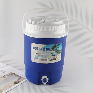 China Imports 8L Round Portable Multi-Function Plastic Cooler Box