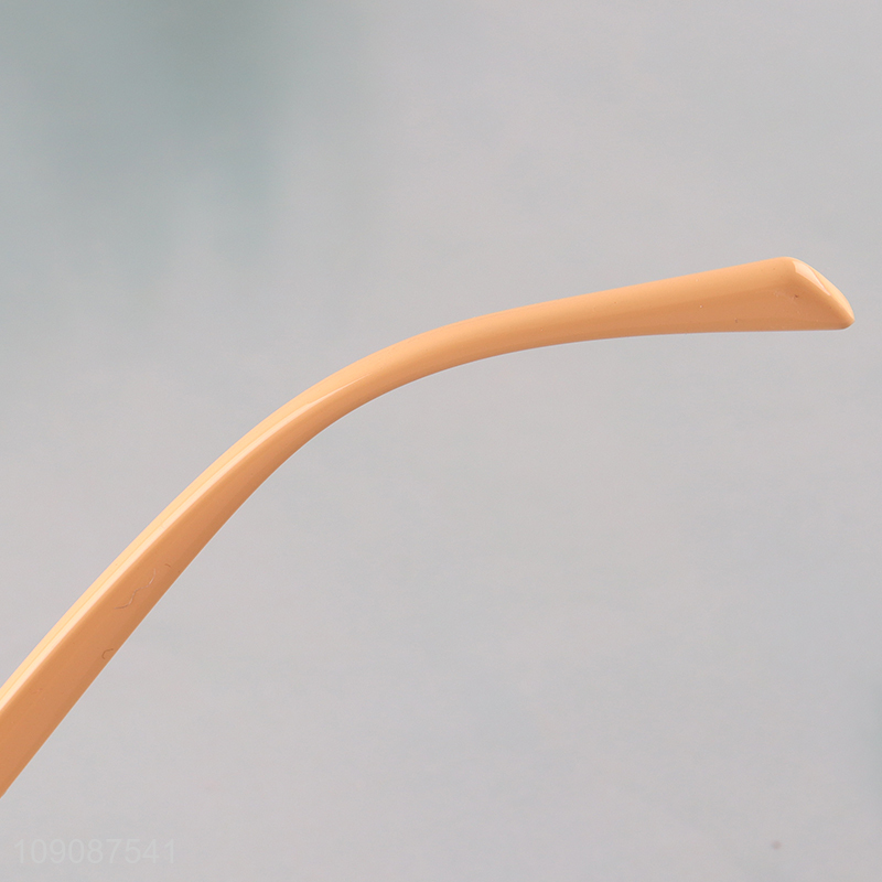 China Imports Luxury Rimless Sunglasses Plastic Frame Sunglasses