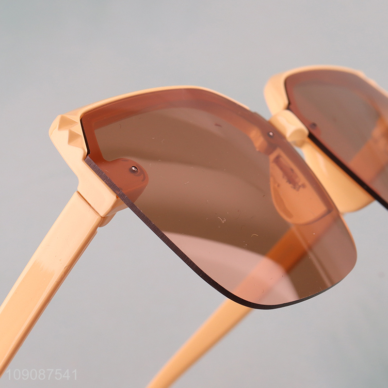 China Imports Luxury Rimless Sunglasses Plastic Frame Sunglasses