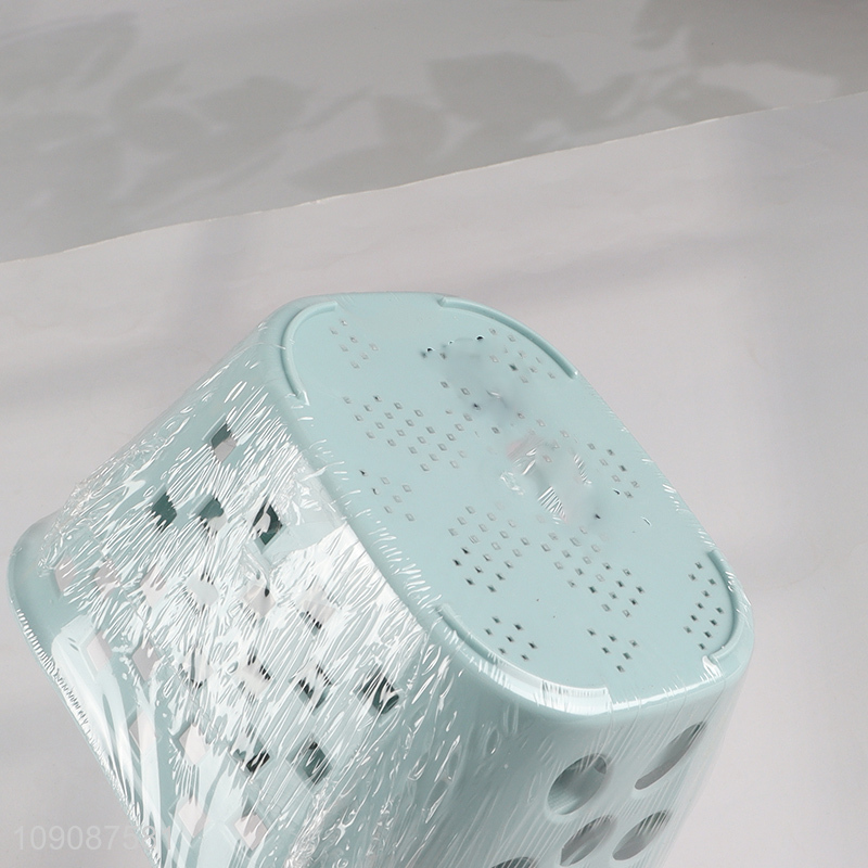 Top selling 24pcs plastic household clothes pegs clothes clips with basket