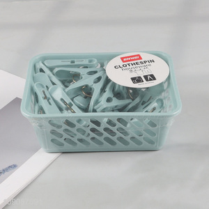 China factory 20pcs heavy duty plastic clothes pegs clothes clips