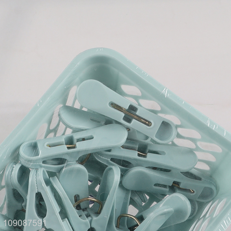 China factory 20pcs heavy duty plastic clothes pegs clothes clips