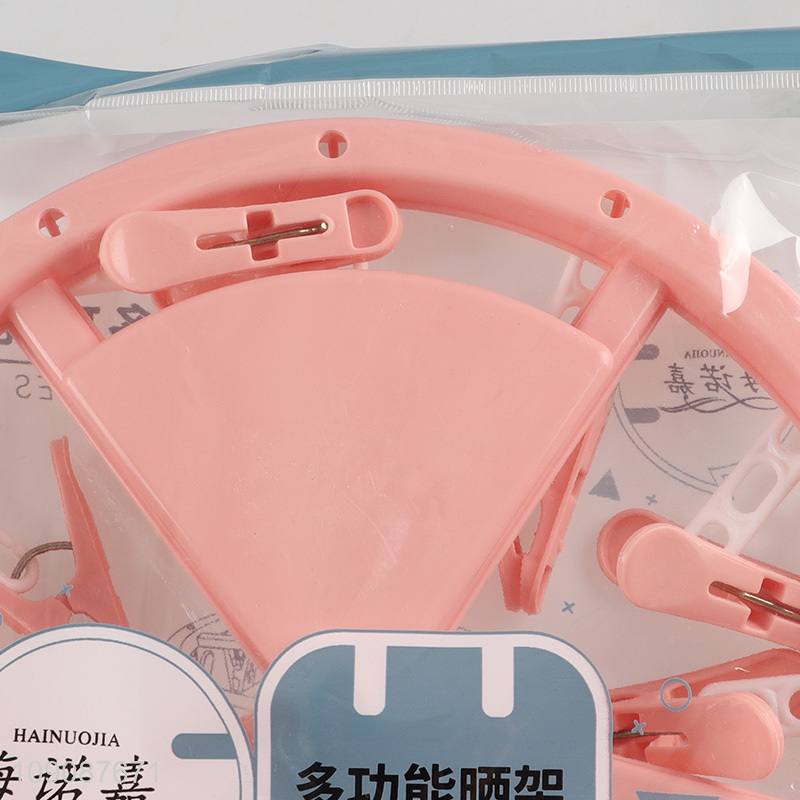 China products household windproof socks drying rack clothes clips for sale