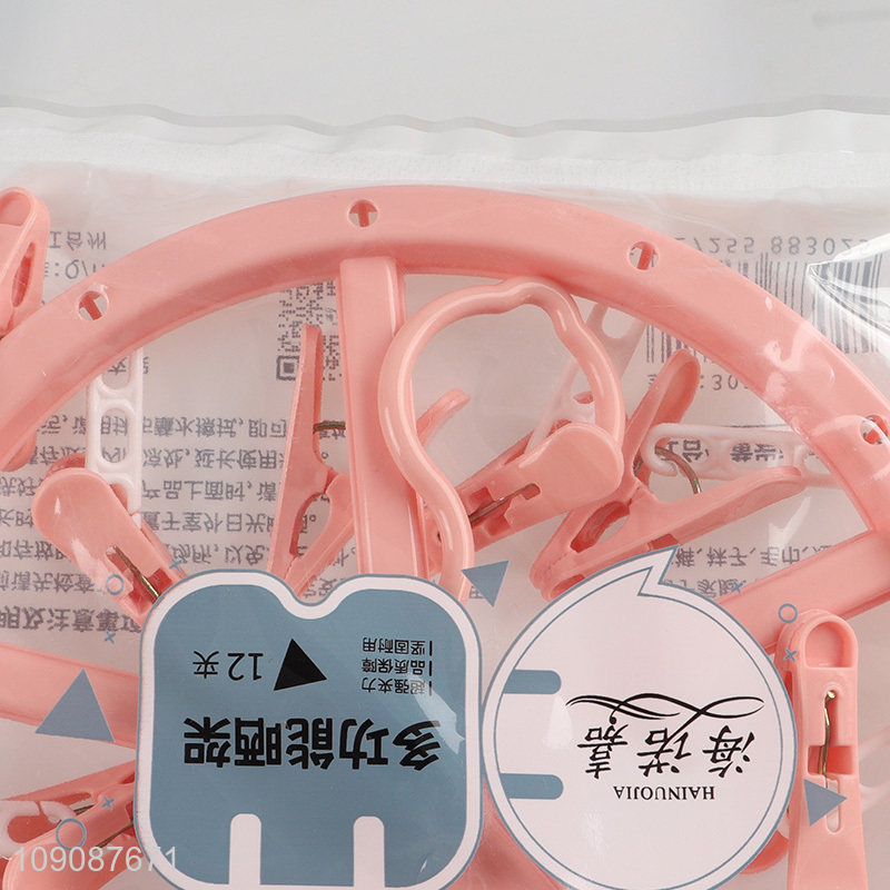 China products household windproof socks drying rack clothes clips for sale