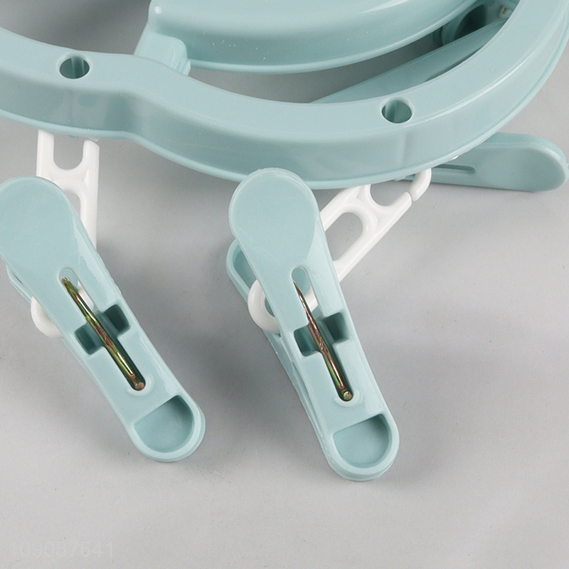 Hot items household plastic clothes hanger socks drying rack for sale