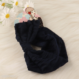 Good Quality Winter Knotted Turban Headband Elastic Headband for Women