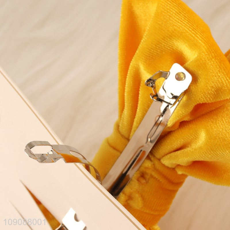 China Imports Bow Hair Clips Hair Bows Fashion Hair Accessories