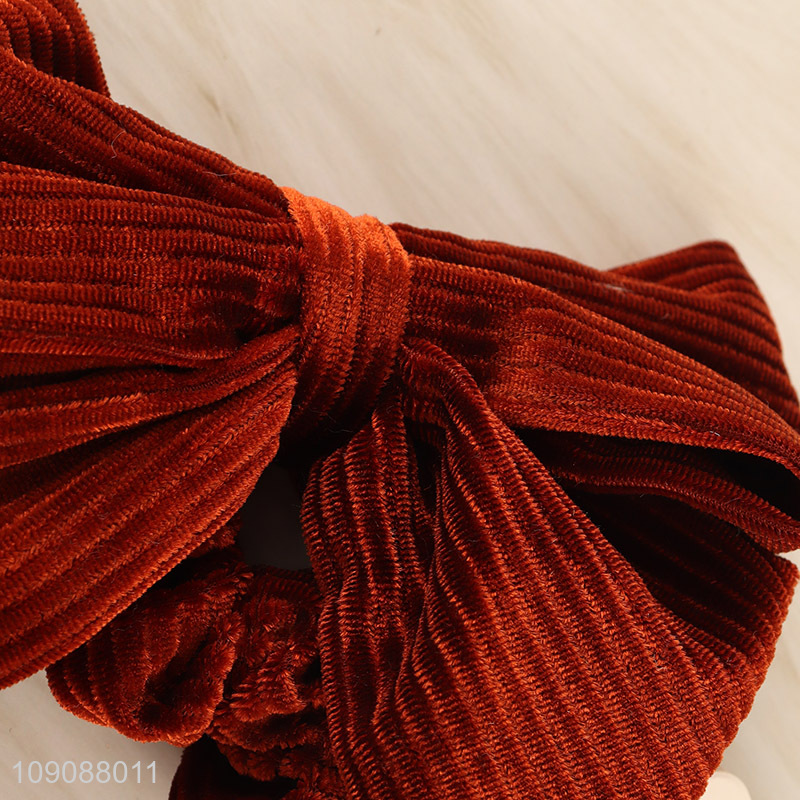 New Products Bowknot Hair Bands Elastic Bowknot Hair Scrunchies