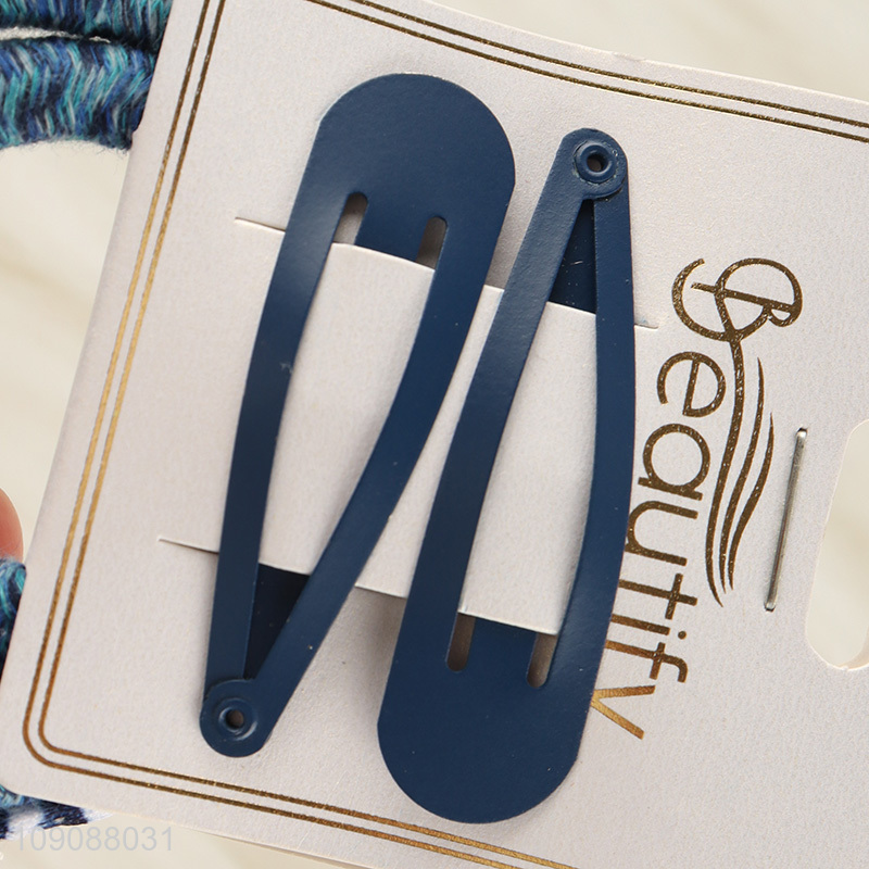 Online Wholesale Metal Hair Clips and Hair Bands Set for Women Girls