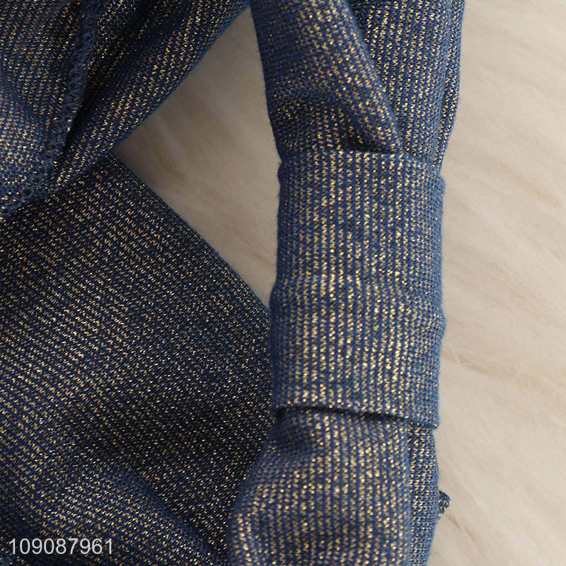 Wholesale Knotted Turban Headband Fashion Headdress Women'S Headwear