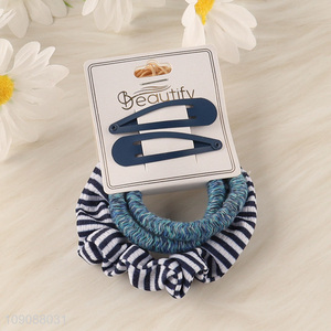 Online Wholesale Metal Hair Clips and Hair Bands Set for Women Girls