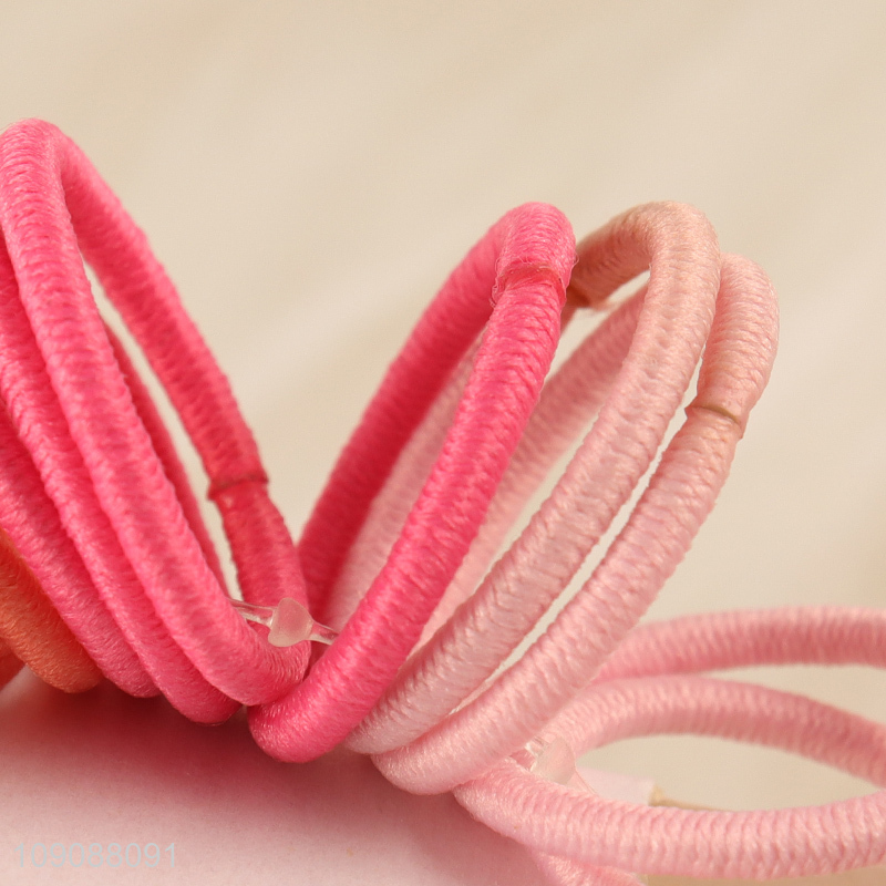 Factory Price Kawaii Flower Hair Clips and Hair Ties Set for Kids