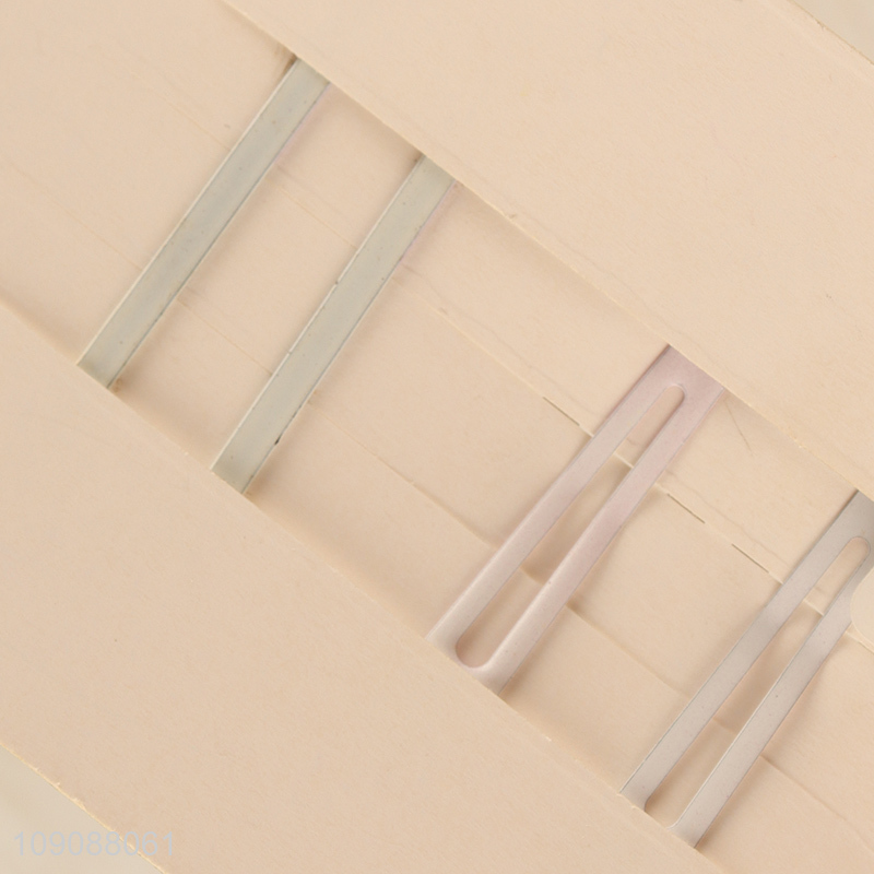 Good Quality 4PCS/Set Glitter Hair Clips Metal Hair Clips Set