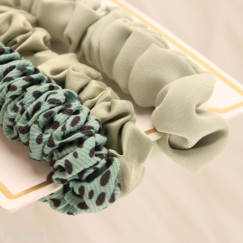 Factory Price 3PCS Elastic Hair Bands No Damage Hair Ropes Set