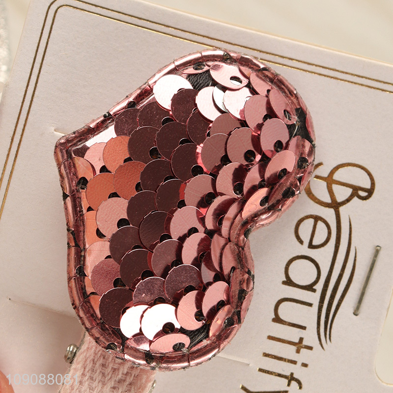 New Product Heart Hair Clip and Hair Bands Set Hair Accessories