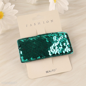 Wholesale Sequin Hair Clip Bling Hair Clip Sequin Hair Barrettes