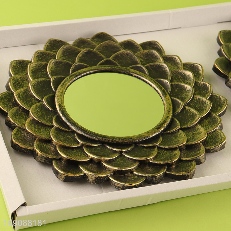 Hot Sale 3Pcs Wall Decor Mirror Set for Bathroom Bedroom Decor