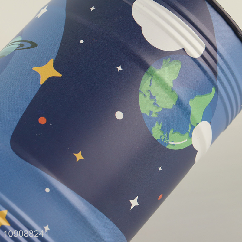 Factory Price Cute Cartoon Metal Money Box Iron Saving Pot