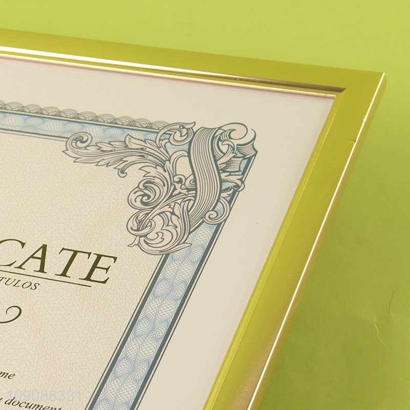 High Quality A3 Plastic Certificate Frame Plastic Picture Frame