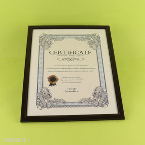 Good Quality A3 Plastic Certificate Frame Plastic Diploma Frame