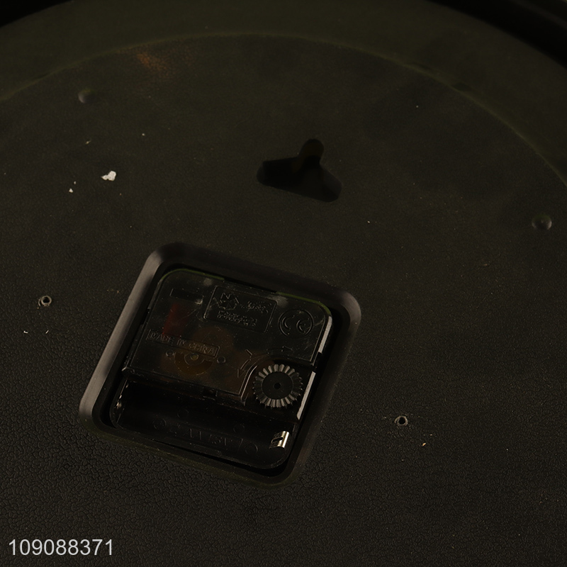 China Imports Round Plastic Wall Clock Battery Operated Wall Clock