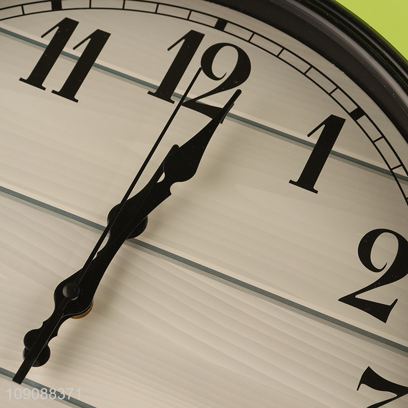 China Imports Round Plastic Wall Clock Battery Operated Wall Clock