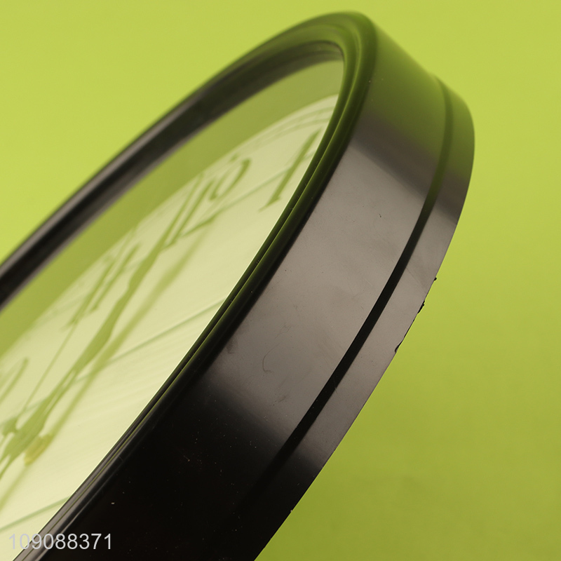 China Imports Round Plastic Wall Clock Battery Operated Wall Clock