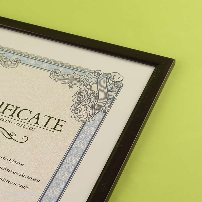Good Quality A3 Plastic Certificate Frame Plastic Diploma Frame