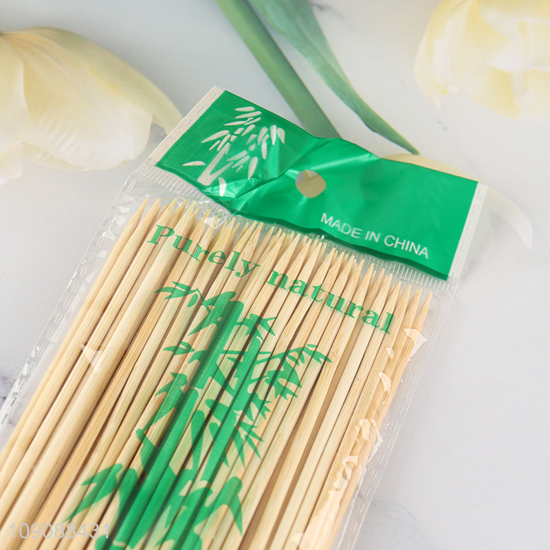 Hot Sale natural bamboo skewers for barbecue grilling and kitchen