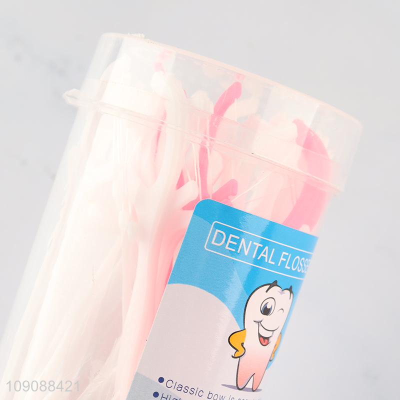 Good Quality 30 Pieces disposable Dental Floss Picks Advanced Clean Floss Picks