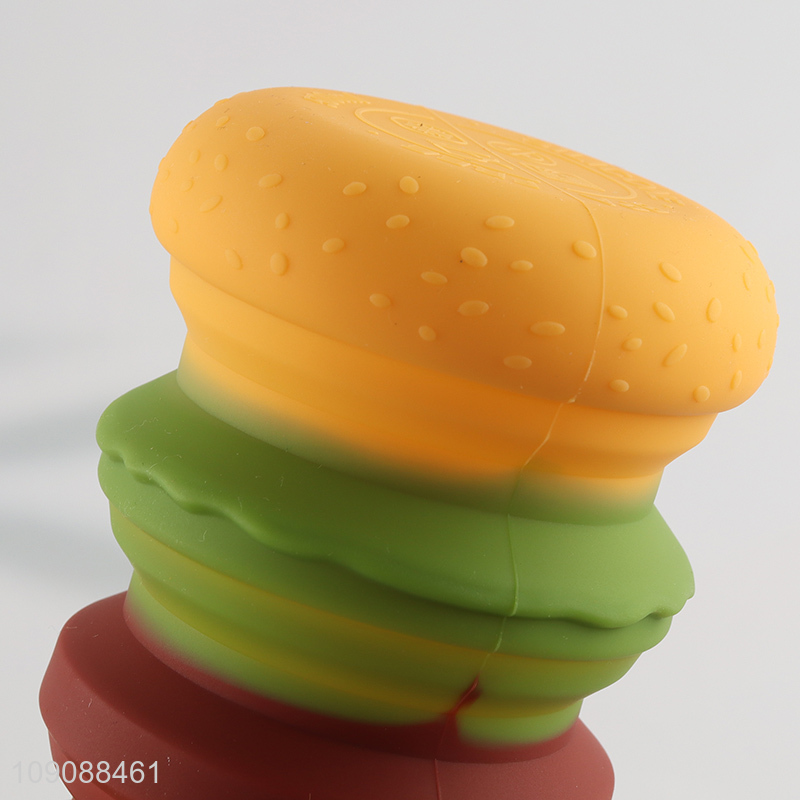 New Product 550ML foldable silicone water bottle for outdoor sports