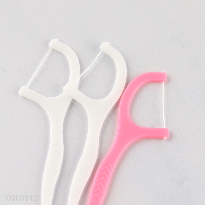 Good Quality 30 Pieces disposable Dental Floss Picks Advanced Clean Floss Picks