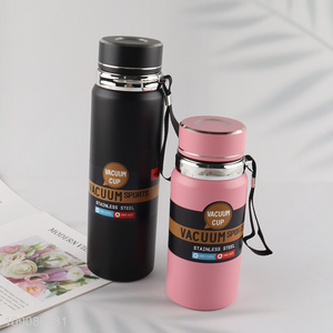 China Imports 600 1000ML Double Wall Stainless Steel Vacuum Insulated Water Bottle