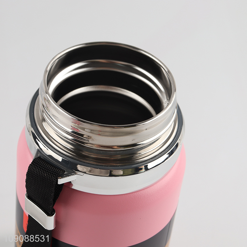 China Imports 600 1000ML Double wall stainless steel vacuum insulated water bottle