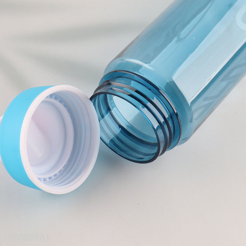 China Imports 750ML leakproof plastic sports water bottle with handle