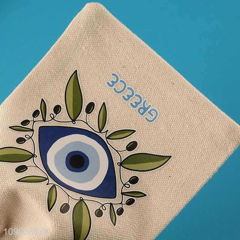 Good Quality Cotton Linen Drawstring Bag Custom Print Fabric Bag