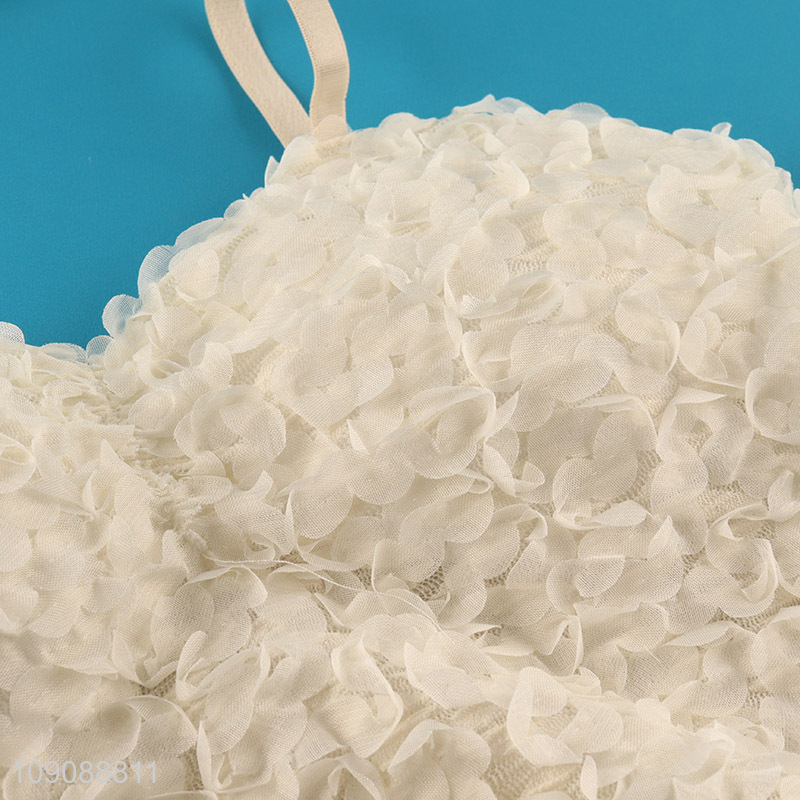 Factory Price Women's Strap Crop Top Cami Bra Push Up Bustier Top