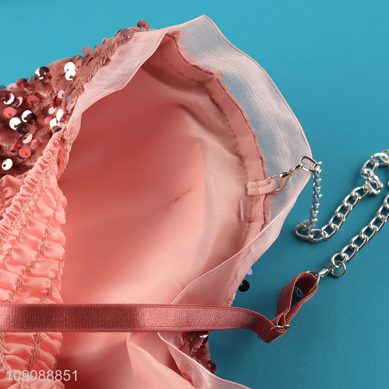 China Imports Women's Strap Crop Top Cami Bra Corset Crop Top