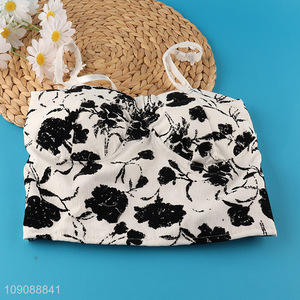 Good Quality Women's Strap Crop Top Cami Bra Padded Bralettes