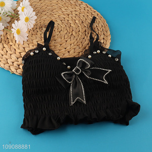 Factory Price Women's Spaghetti Strap Corset Crop Top Cami Bras