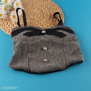 Online Wholesale Women's Crop Top Adjustable Strap Crop Tank Top