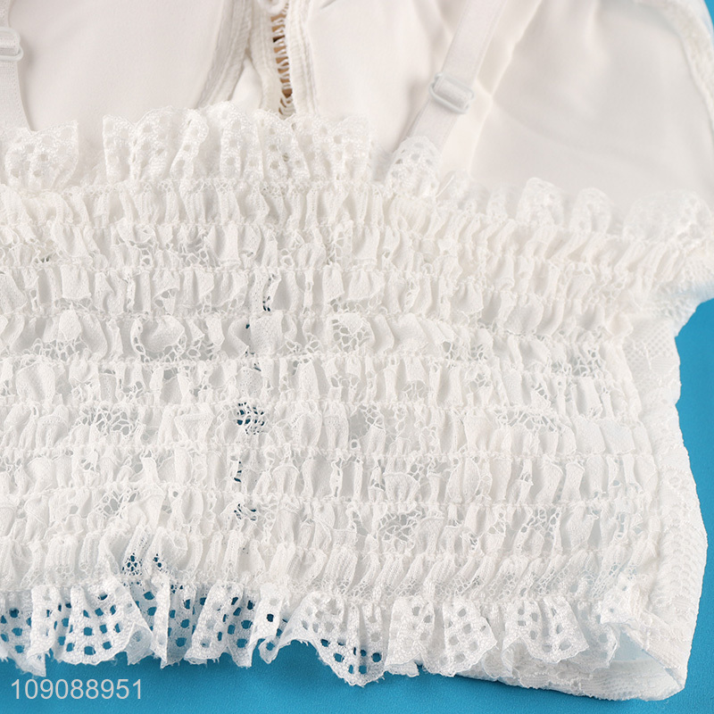 Factory Supply Women's Strap Crop Top Cami Bra Corset Crop Top